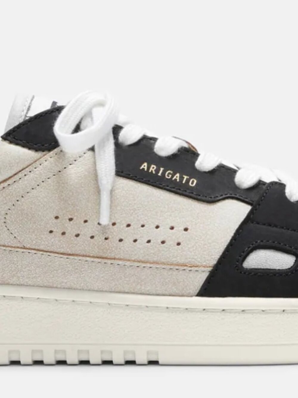 Axel Arigato Beige & Black Dice Lo Sneakers Size 36 Womens
